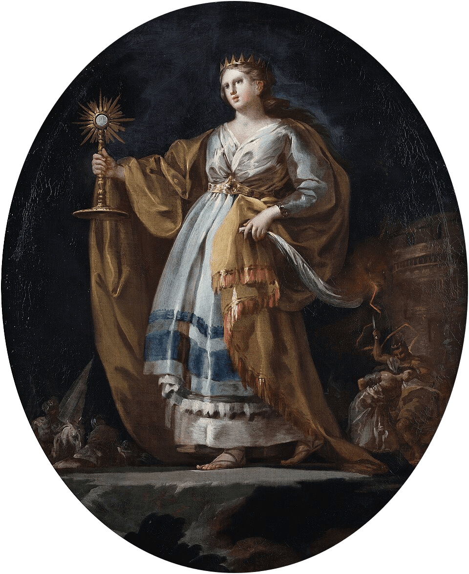 Saint Barbara — painting by Francisco de Goya, 1773